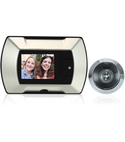 Amazon.co.jp: ドアのぞき穴カメラ、HD 1080P 170°広角ドアアイ